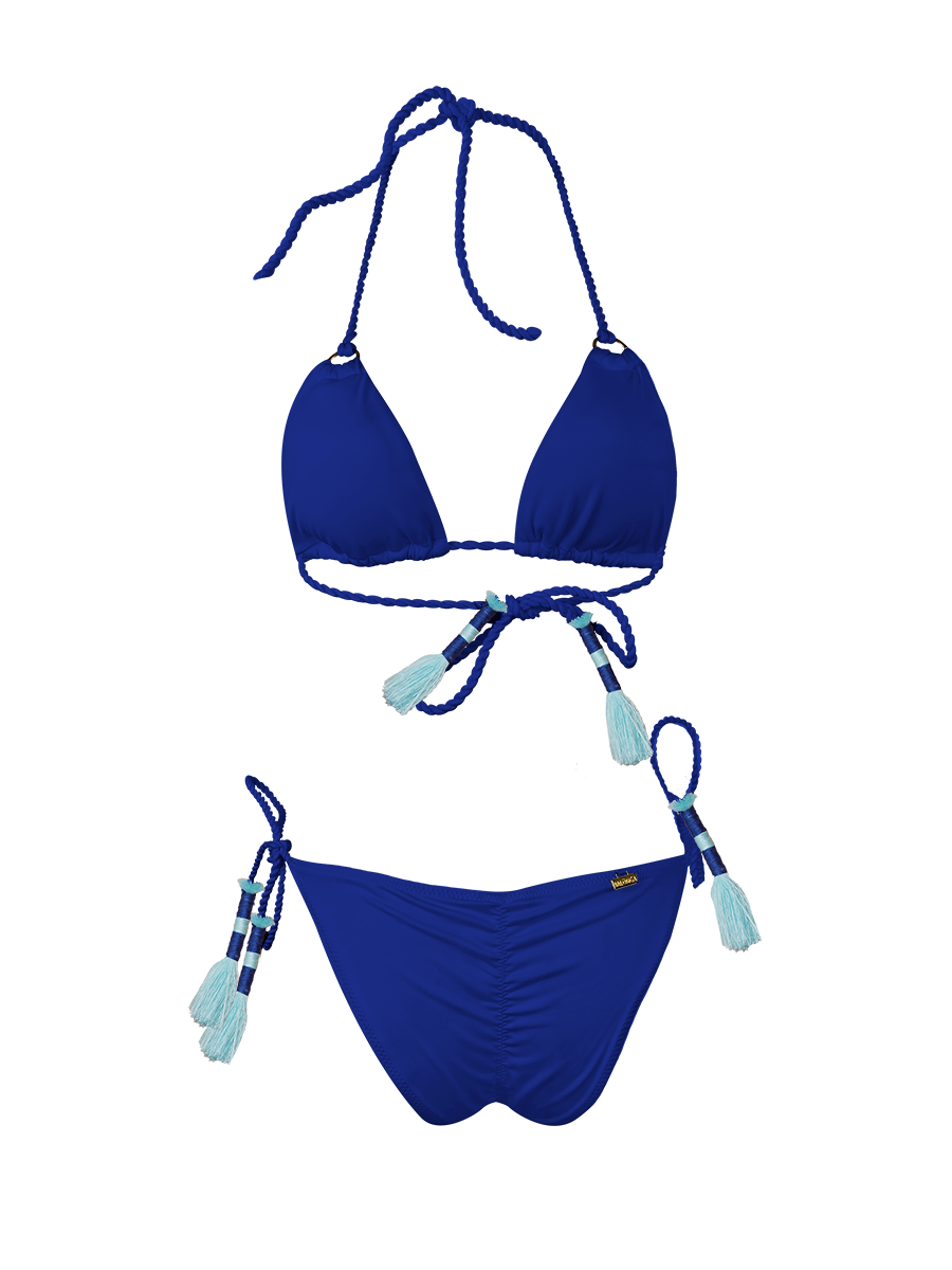 Top Triángulo Azul Palette La Mar