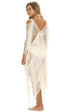 Fringed Poncho detailing cover up AREZZO MACONDO