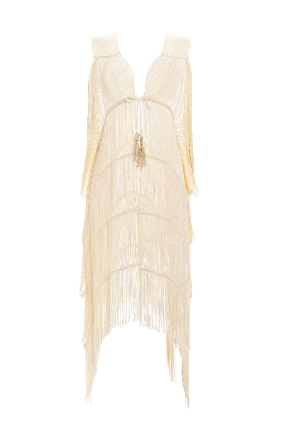 Fringed Poncho detailing cover up AREZZO MACONDO