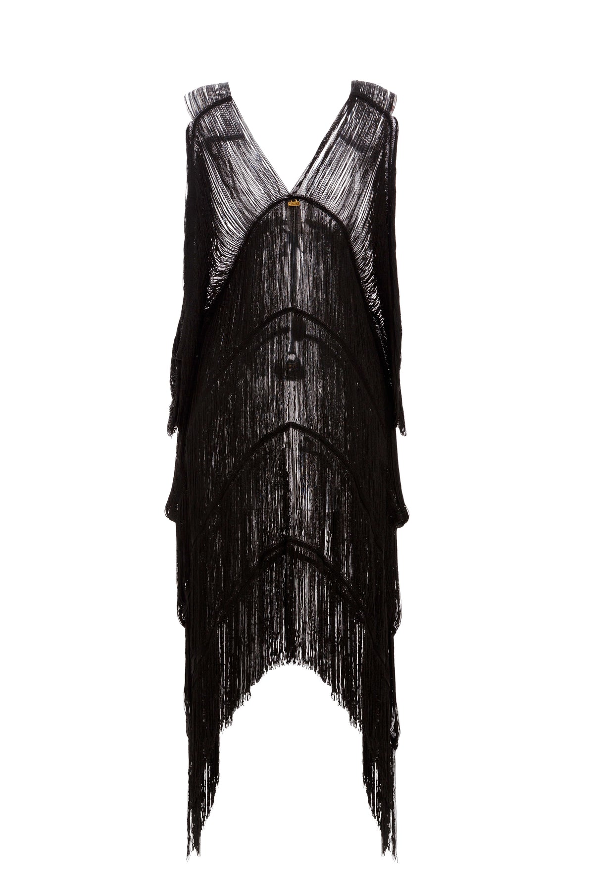 AREZZO ESSENCE fringe poncho