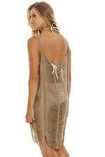 Cover Up Flecos Dorado Kalifa