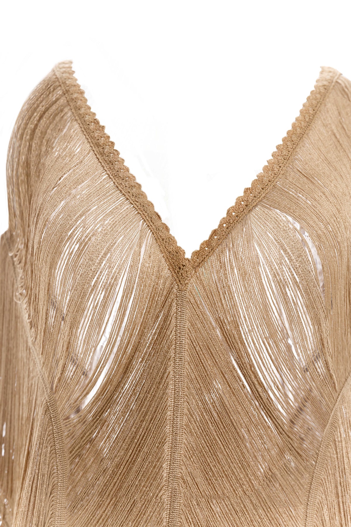 LEOPARD ESSENCE fringe poncho