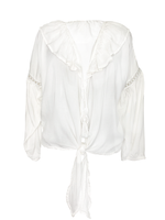 Camisa de Amarre Marfil Butterfly