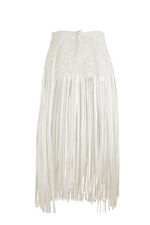 Pareo en Macramé Marfil Frida