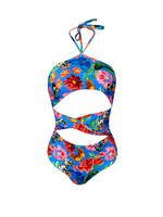 Entero Trikini Azul Butterfly