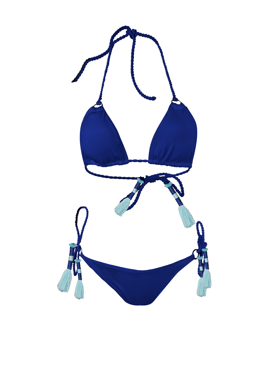 Top Triángulo Azul Palette La Mar