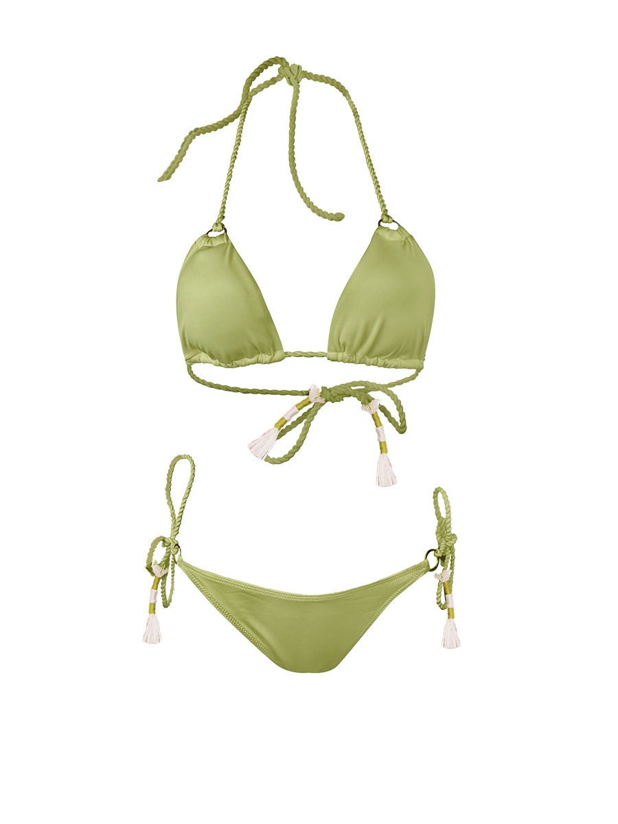 Top Triángulo Verde Palette La Mar