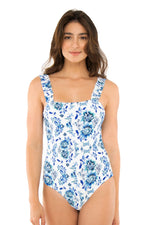 One-piece swimsuit medium tummy control