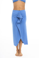 Art Deco Blue Tight Skirt