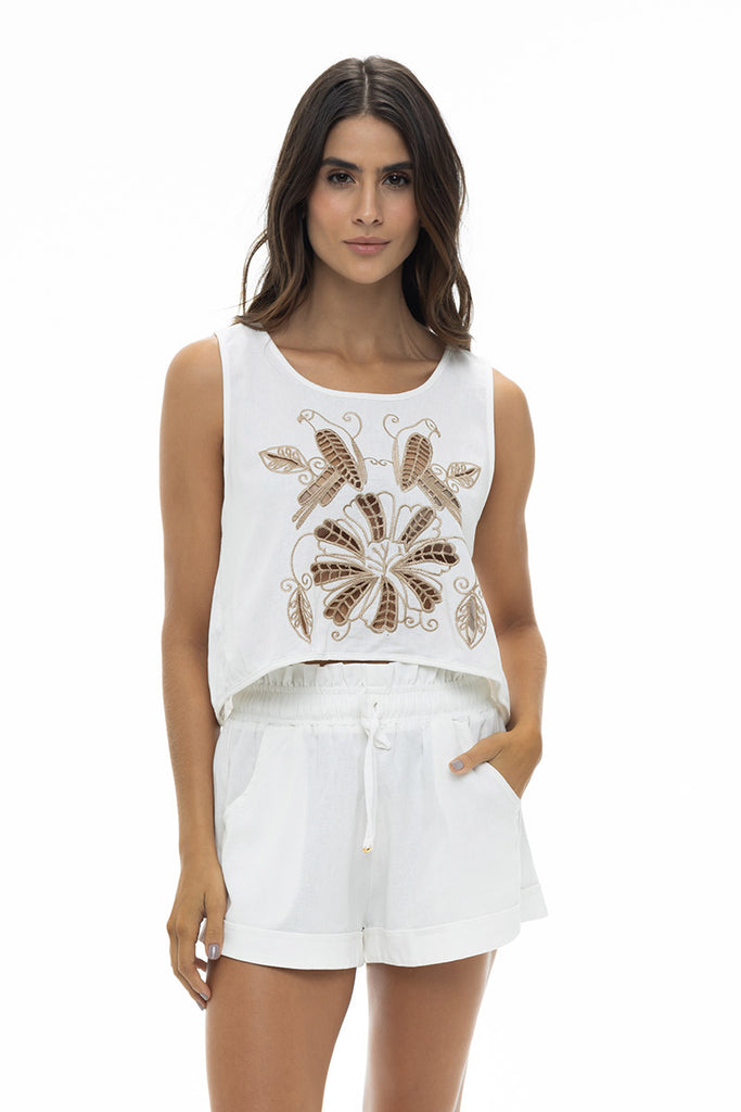 Art Deco Ivory Short