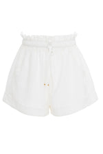 Short con Bolsillos Marfil Art Deco