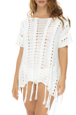 Cover up Tejido Marfil Bari