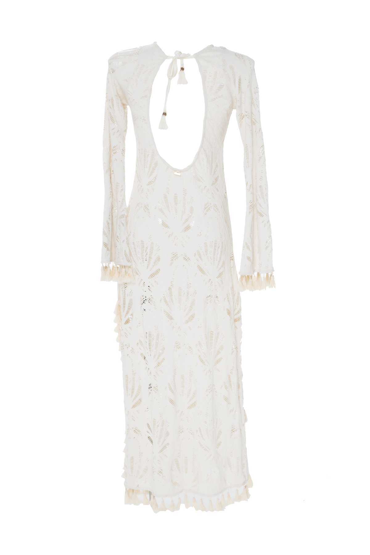 Vestido Tejido Marfíl Bloom