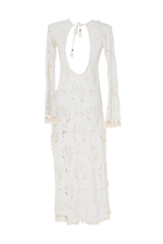 Vestido Tejido Marfíl Bloom