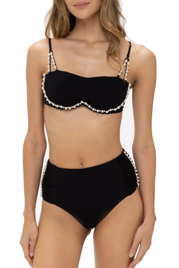 Top con Aros Negro  Bright