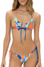 Top Triángulo Kaleidoscopio