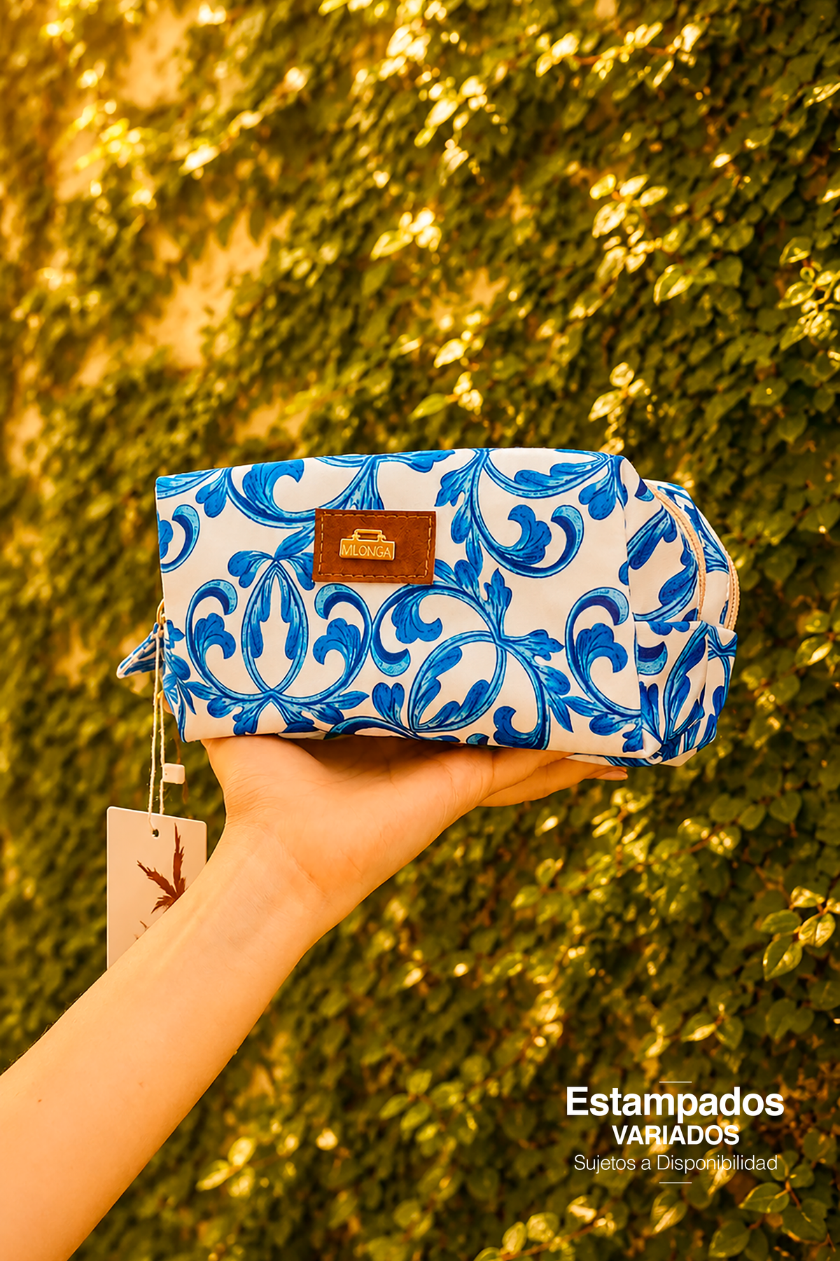 Selvatica double pocket cosmetic bag