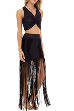 Dazzling Black Skirt