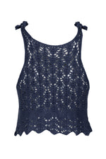 Desert Blue Crop Top