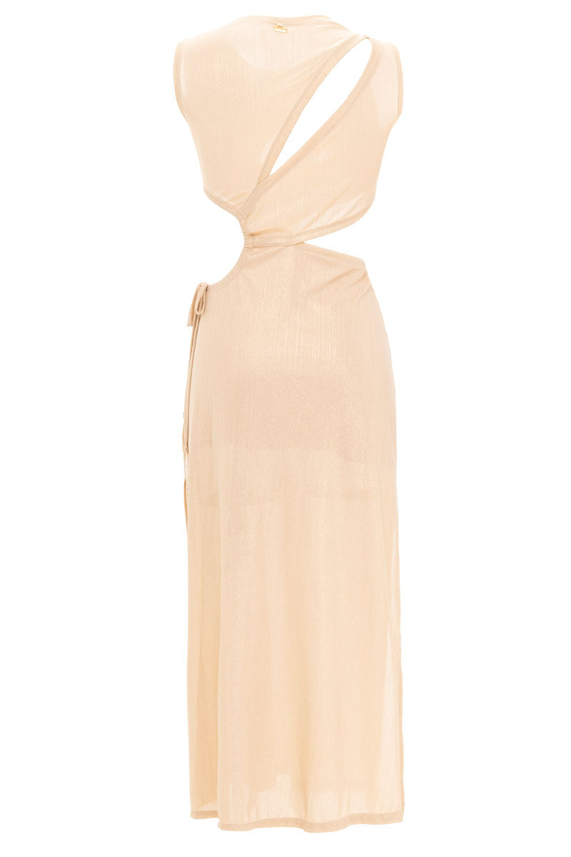 Vestido Glossy Beige Discocore