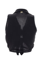 Crop Top Negro French