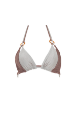 Top Triángulo Bicolor Glam