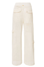 Pantalón Malla Marfil Jardin