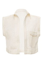 Camisa Malla Marfil Jardin