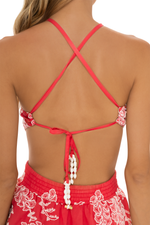 Vestido De amarre Estampado Koralina