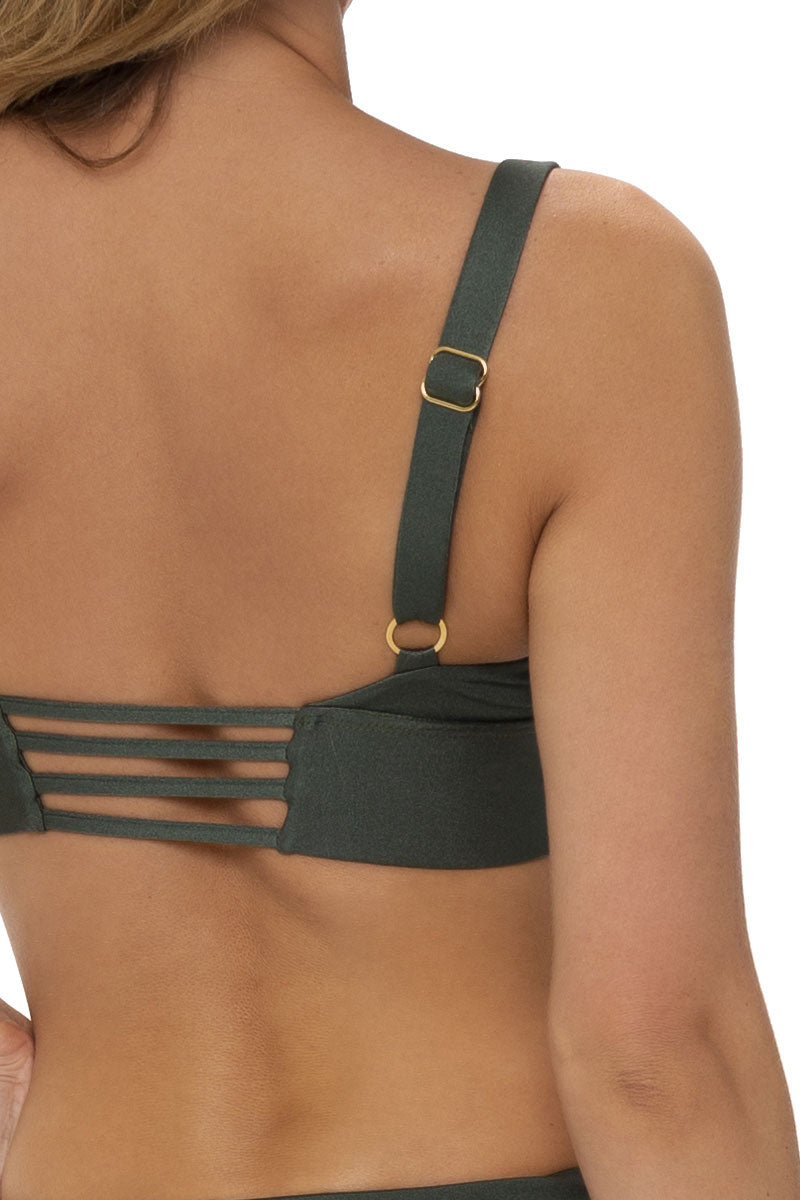 Luxury Green Halter Top