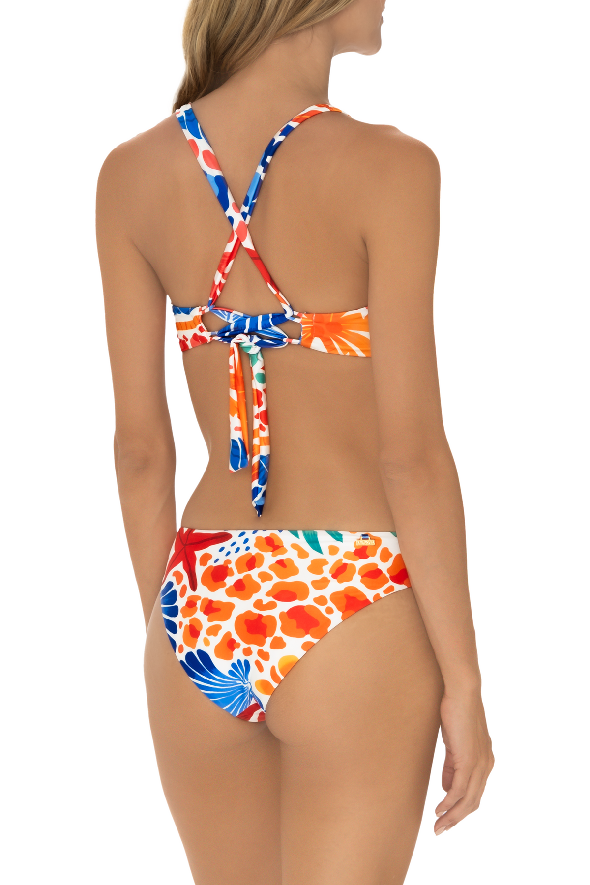 Seashells Reversible High Waist Bottom 