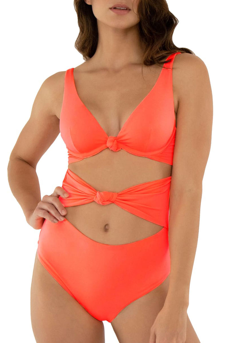 Multicolor Tikini One Piece