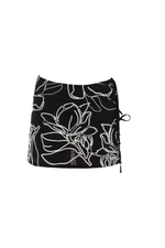 Night Embroidered Skirt