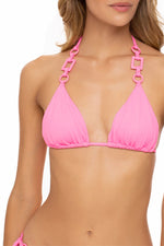 Top Triangulo Rosa Palette