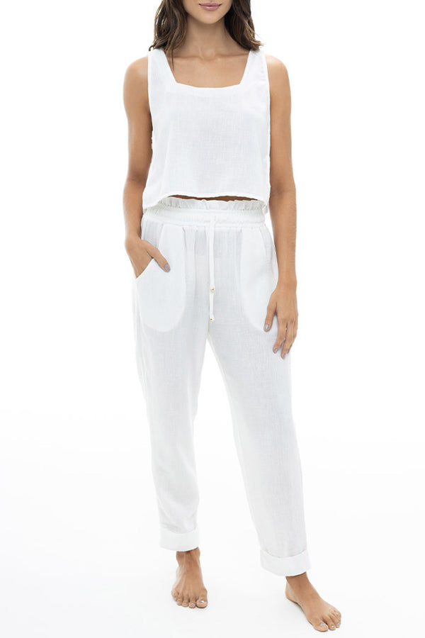 Pantalón Tipo Jogger Marfil Palette