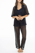 Camisa Malla Negra Discocore