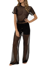 Palette Black Mesh Pants