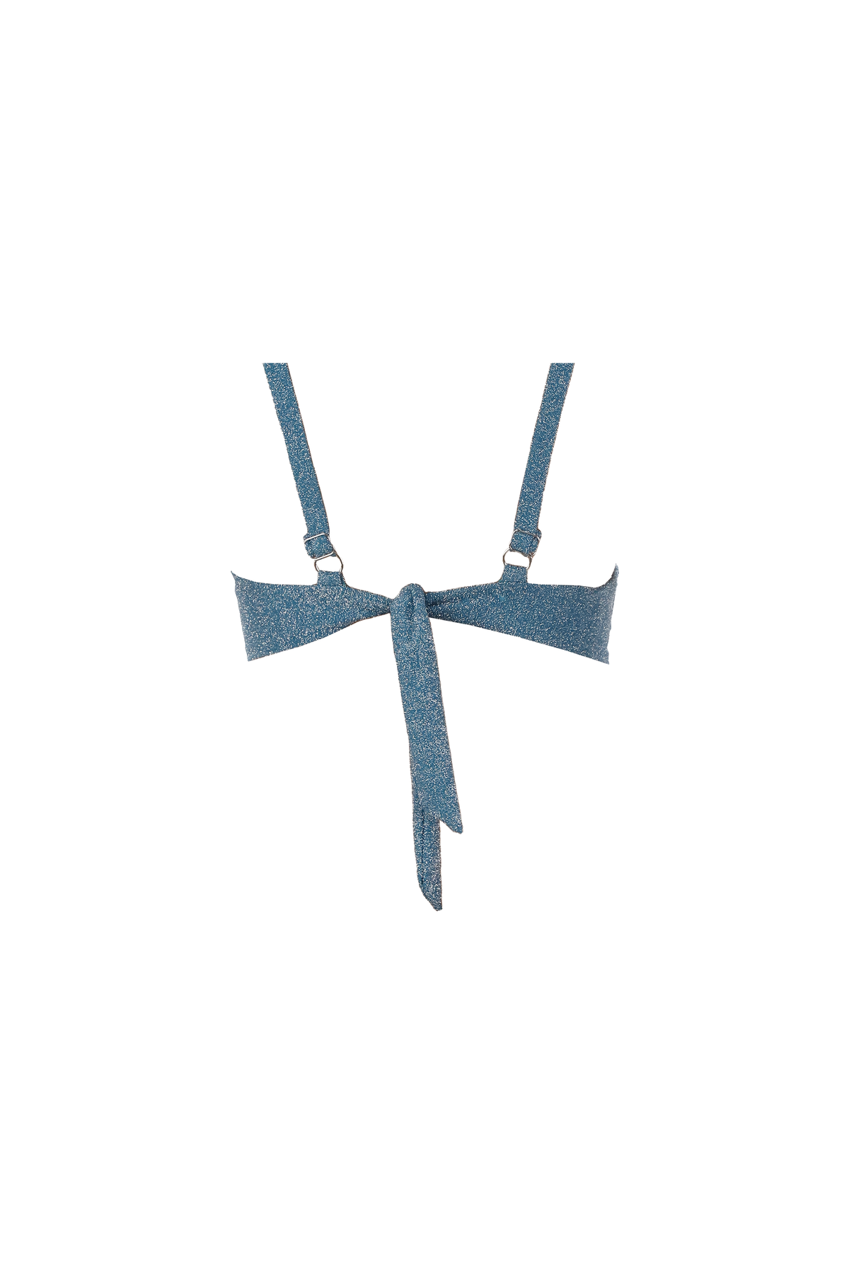 Top Con aros Azul Solstice