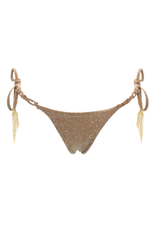 Sparkly Tie Side Bottom Gold