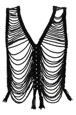 Crop Top Negro Sunrises