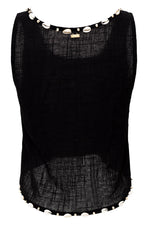 Sunrises Black Crop Top