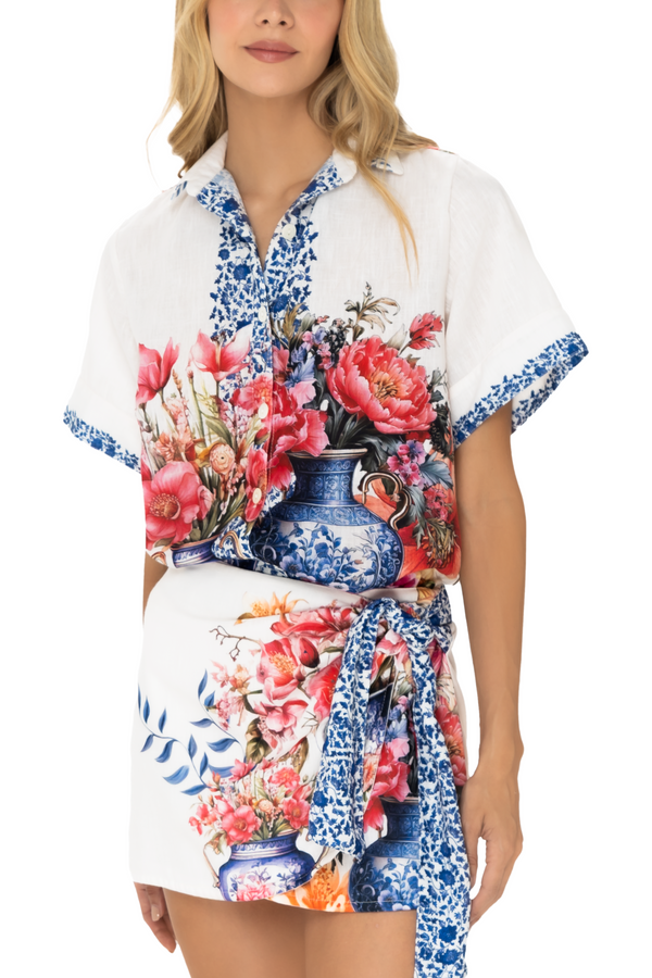 Camisa  Estampada Victoriana
