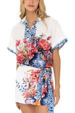 CamisaEstampada Victoriana