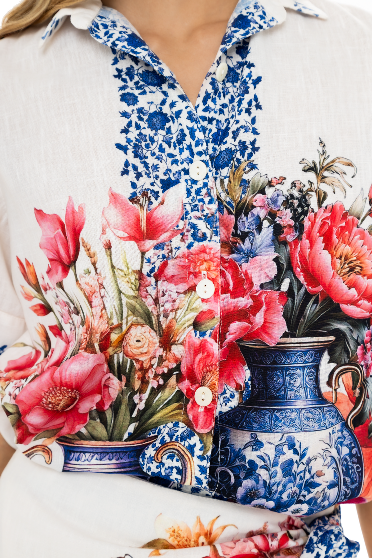 CamisaEstampada Victoriana