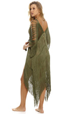 Cover Up Flecos Verde Natural