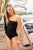 One-piece swimsuit for beach cover-up