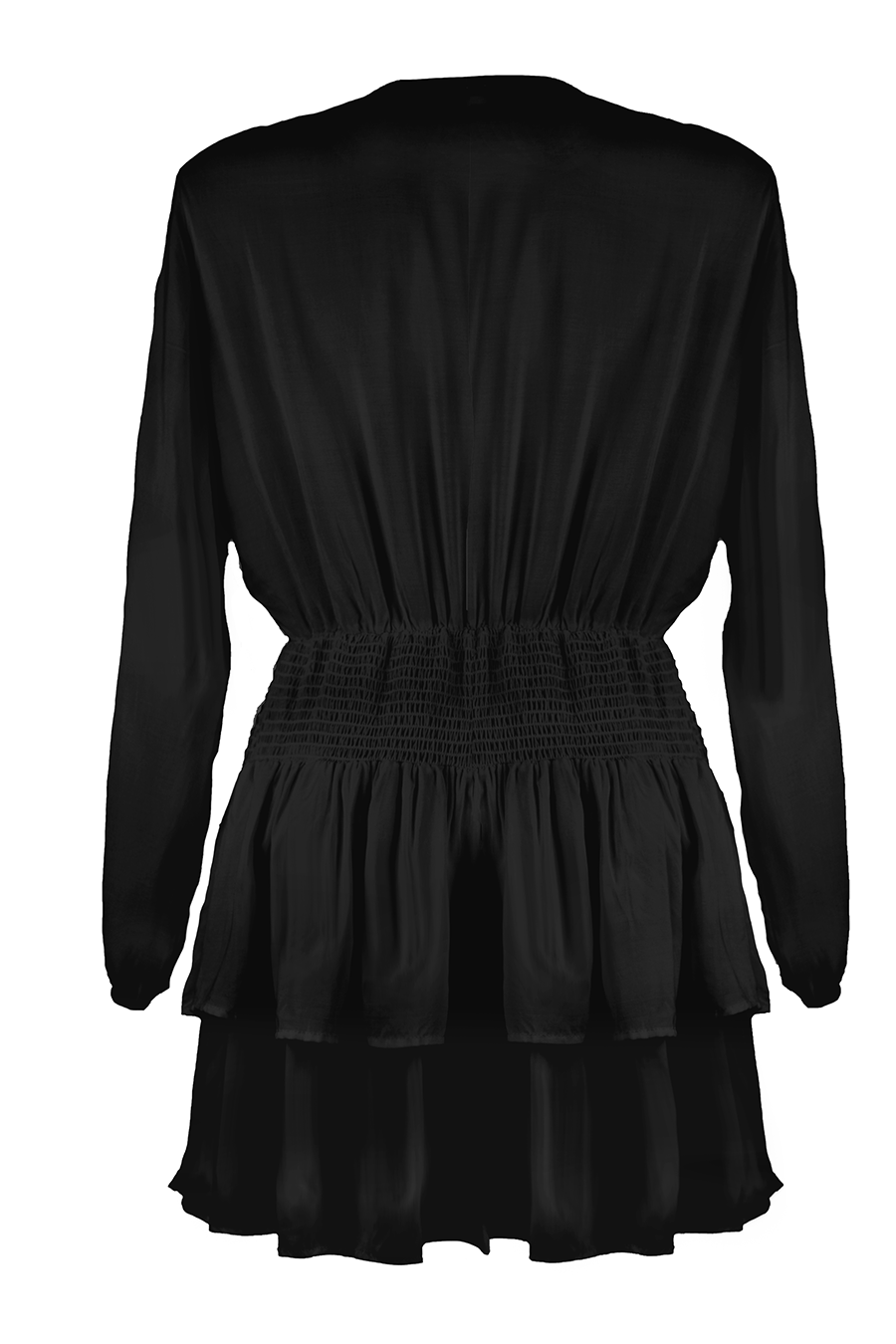 Back dress wide sleeve