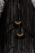 AREZZO ESSENCE fringe poncho