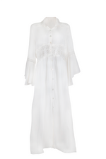 Vestido con Bolillo Marfil Mambo