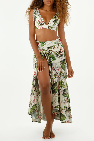Skirt with boleros Orquídeas 